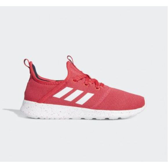 Adidas Mens CloudFoam Pure EF1188 Red Running Shoes Lace Up Low Top Size 7.5 - Picture 1 of 7